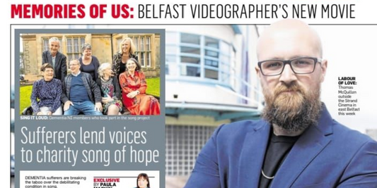 TMM Productions and Thomas McQuillan Featured in Sunday World for Dementia Awareness